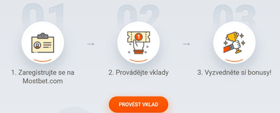 Uvítací bonus Mostbet